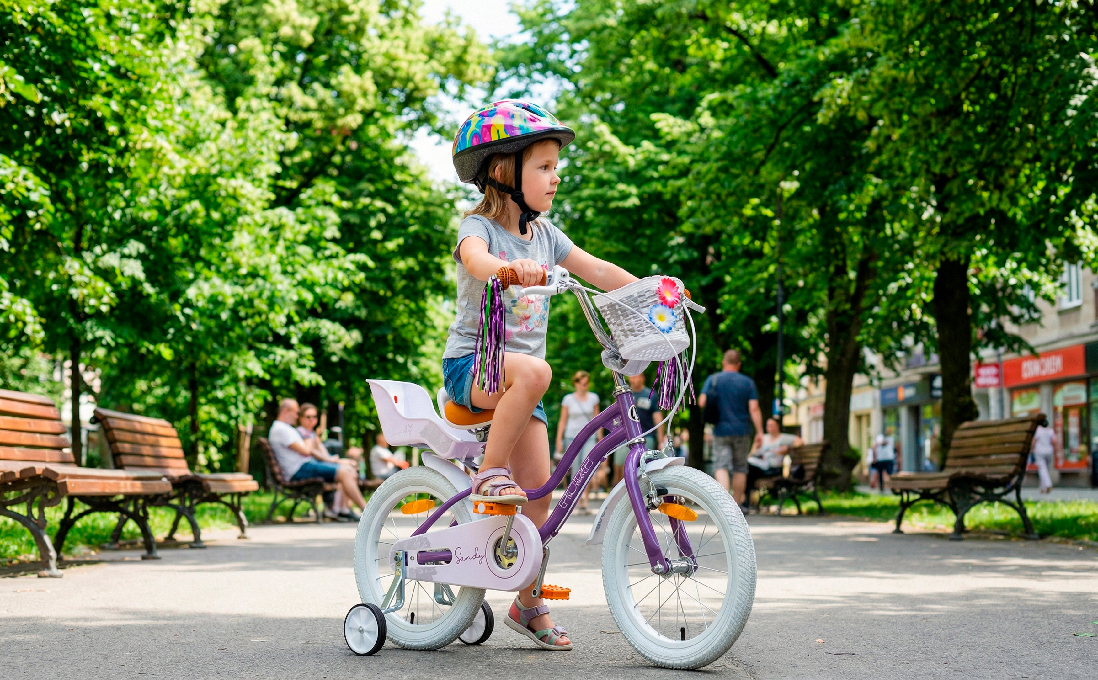Велосипед HORH SANDY 16" (2026) Purple-White