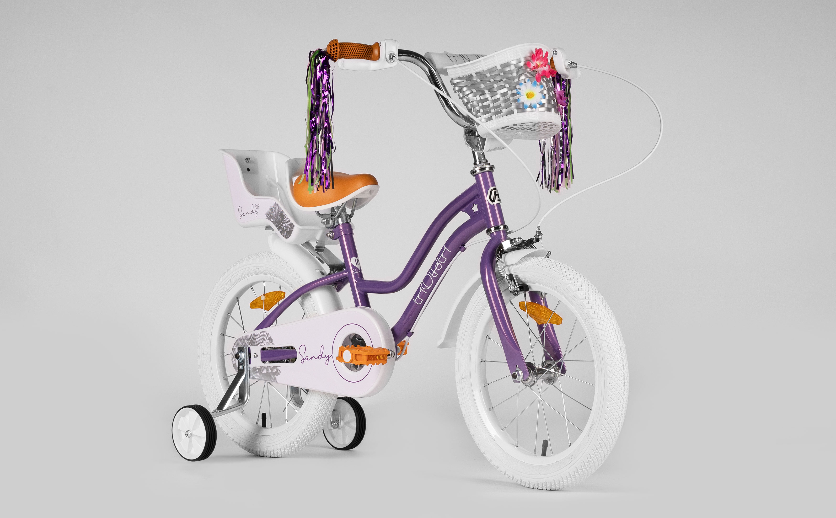 Велосипед HORH SANDY 16" (2026) Purple-White