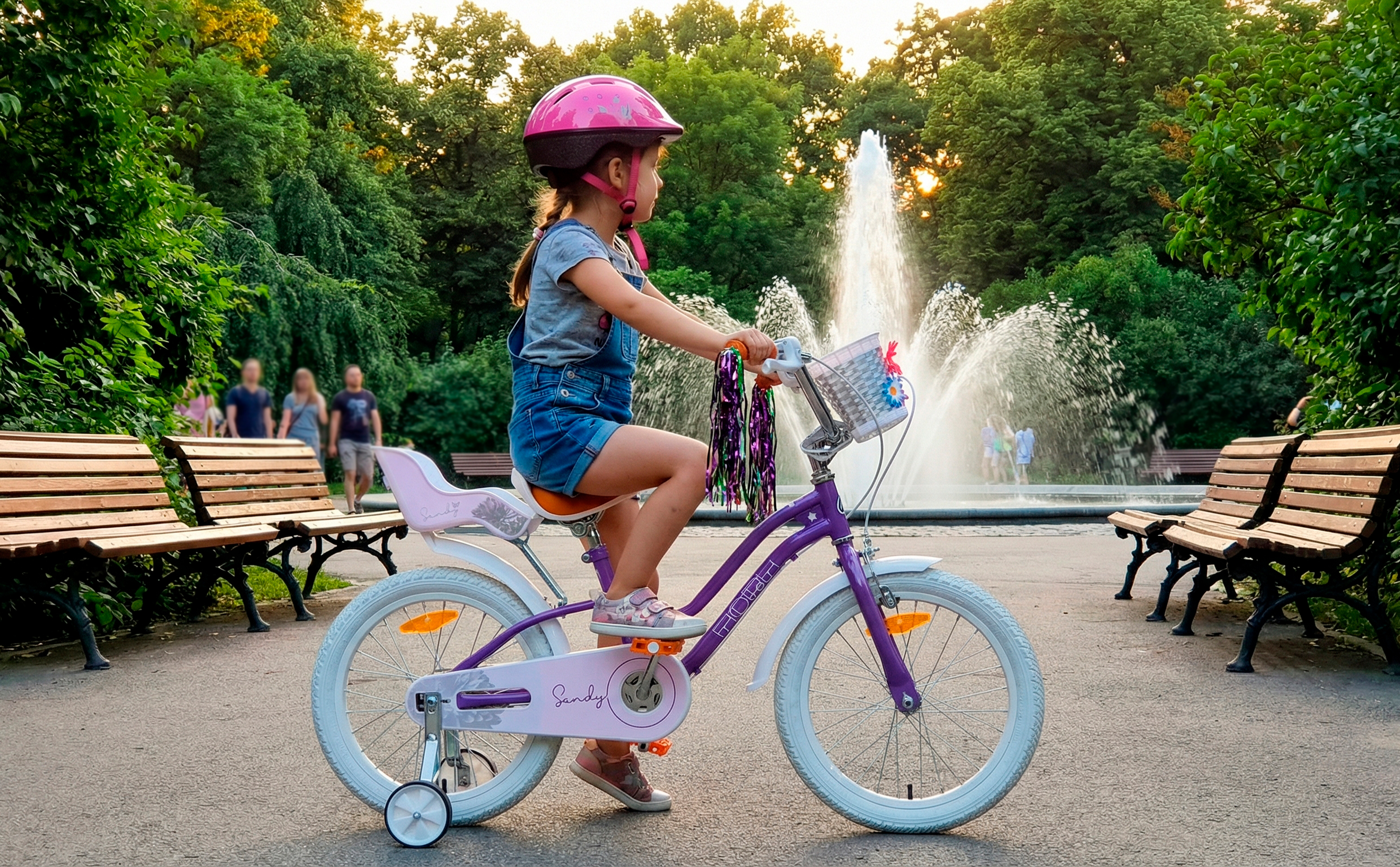 Велосипед HORH SANDY 18" (2026) Purple-White