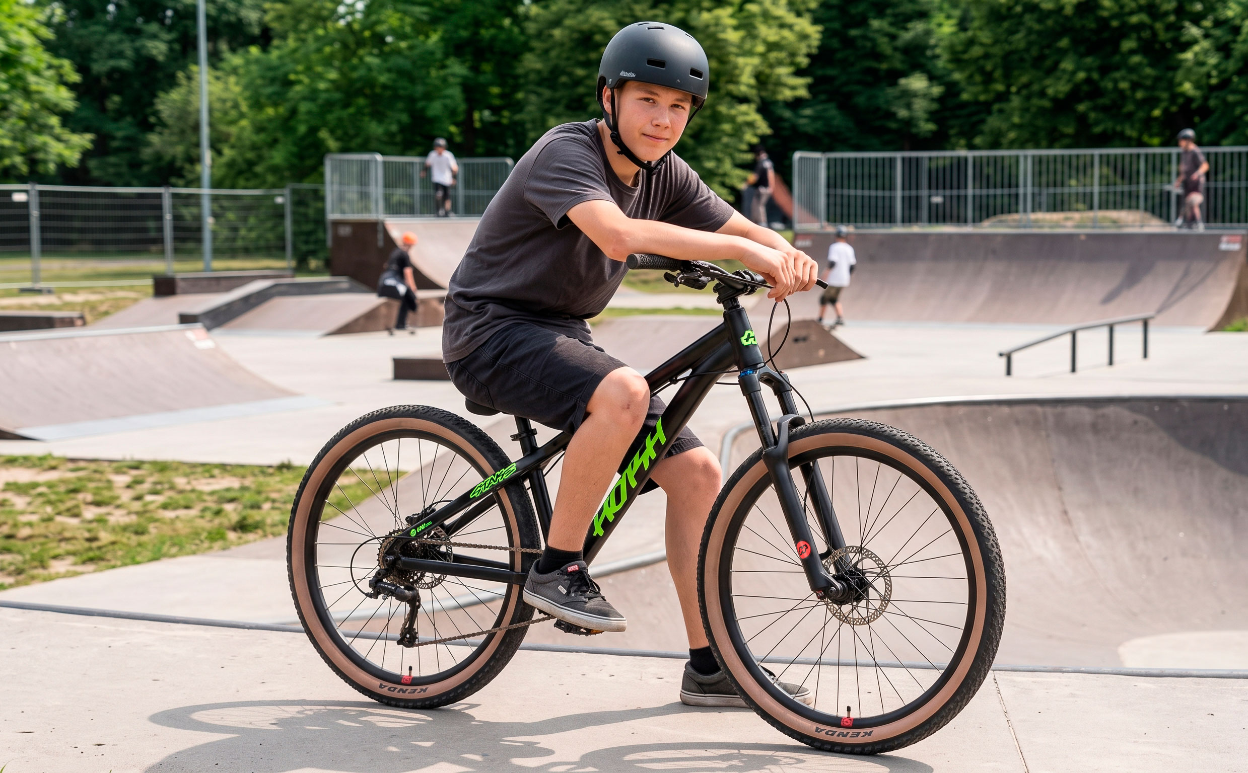 Велосипед HORH STAKE 6.2 (2026) Black-Green